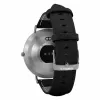 Smartwatch Garett Verona prateado-preto couro VERONA_SREB_CZARN_SKOR Garett