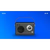 Rádio portátil Savio RS-01 analógico preto