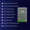 Controlador de carga solar MPPT com sensor de temperatura 60A