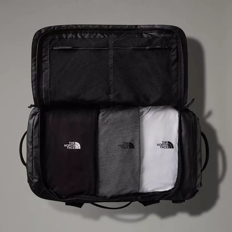 Saco de viagem The North Face Base Camp Voyager Duffel 62 - TNF Black/asphalt cinzento