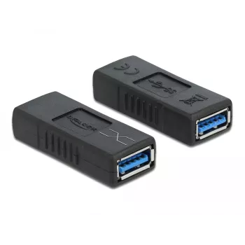 Adaptador USB 3.0 Type-A fêmea para Type-A fêmea cruzado DeLOCK 66641
