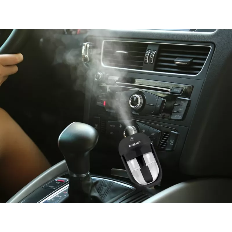 Difusor e humidificador para automóvel Beper P205DIF100 – difusor de aroma 12 V, 25 ml