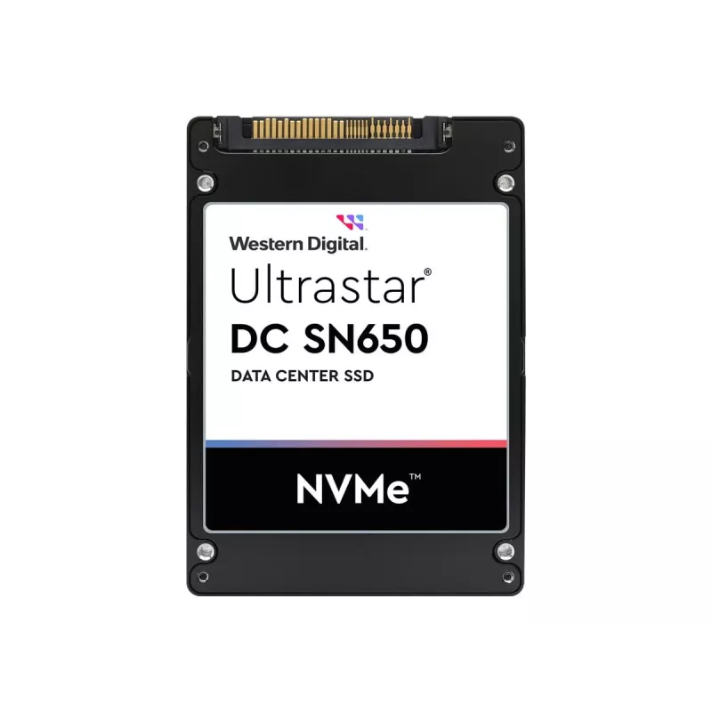 Unidade SSD WESTERN DIGITAL Ultrastar DC SN650 7680 GB U.3 PCIe TLC ISE