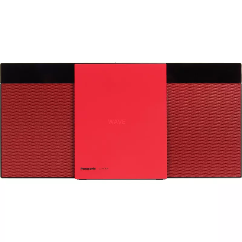 Leitor de CD HiFi Panasonic SC-HC304 vermelho