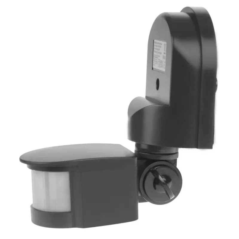 Sensor de movimento e crepuscular de parede Maclean MCE25 GR 180°, máx. 1200W, cinzento