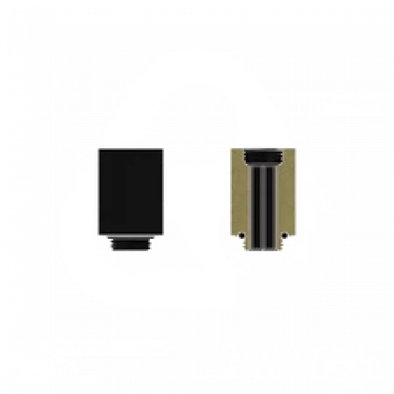 Thermal Grizzly DeltaMate Extender MF28 – conector de refrigeração líquida, preto, 6 unid. (TG-DM-FIT-6008)