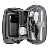Organizador de viagem Belkin MMA013HQBK design compacto material resistente, bolsa de transporte para cabos e acessórios