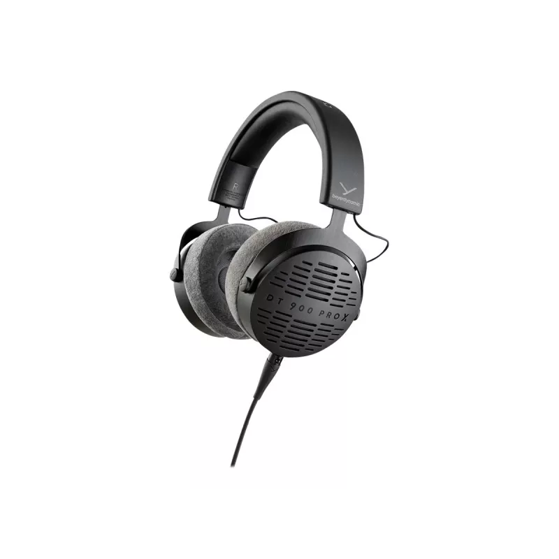 Auscultadores de estúdio Beyerdynamic DT 900 Pro X — circumaurais, com fios, 48 Ω, 5–40 kHz, cabo removível de 3 m, preto