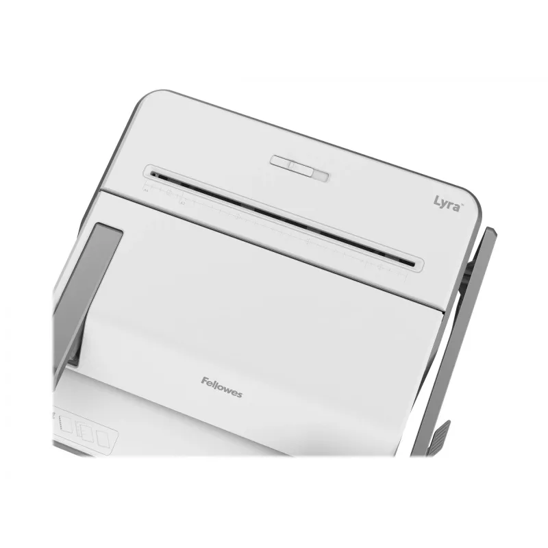 Fellowes Encadernadora multifunções 3 em 1 Lyra, branco/prateado Encadernar, agrafar e perfurar num só aparelho, para formato DIN A4/ - 1 unid. (5603101)