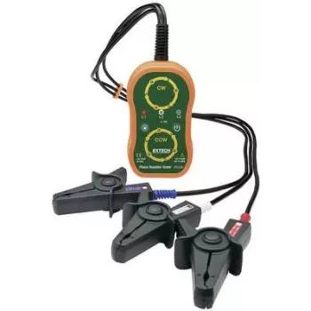 Instrumento de teste de direção de rotação sem contacto EXTECH PRT200, testador de sequência de fases, indicador de direção de campo CA (PRT200)