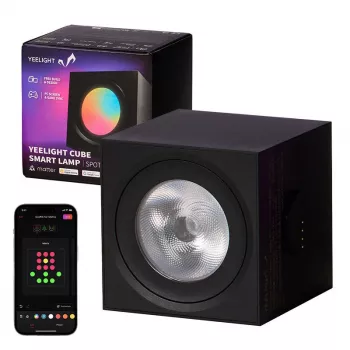 Candeeiro de mesa inteligente Yeelight Cube – Wi‑Fi/Bluetooth, 2,4 GHz, CA 100–240 V