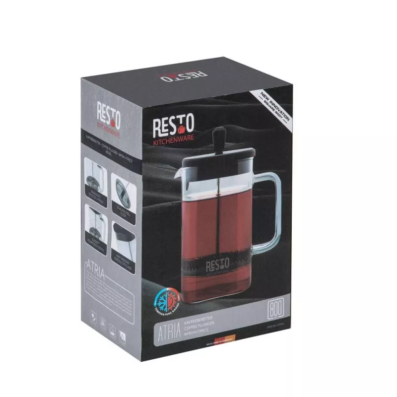 RESTO 90504 Cafeteira de êmbolo (French press), 800 ml