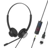 Headset Tellur Voice 420 headset com fios binaural preto TLL411006
