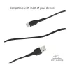 SBS TECABLEMICRO2K 2 m cabo USB A Micro-USB B macho-macho preto (TEKabelMICRO2K)