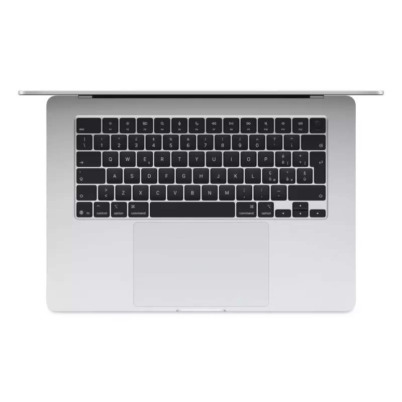 MacBook Air 15, prateado, M4 (10-CPU/10-GPU), 16 GB, 512 GB, alemão, fonte de alimentação 35W Dual USB-C Port, MW1H3D/A