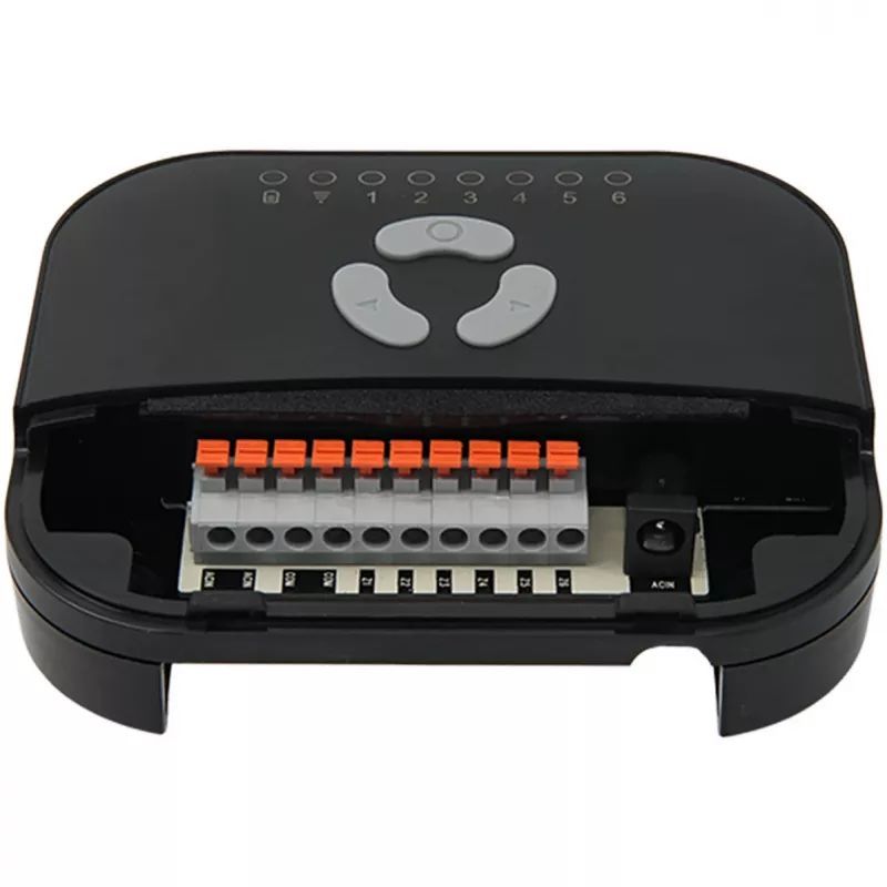 Controlador de rega Shelly FrankEver FK-06X com conectividade Wi‑Fi para rega automática de jardim