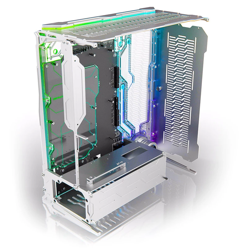 Singularity Computers Spectre Integra-M Elite caixa de PC, prateada