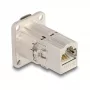 DeLOCK 67062 Passagem embutida D-Type RJ45 Cat.6A STP, metal