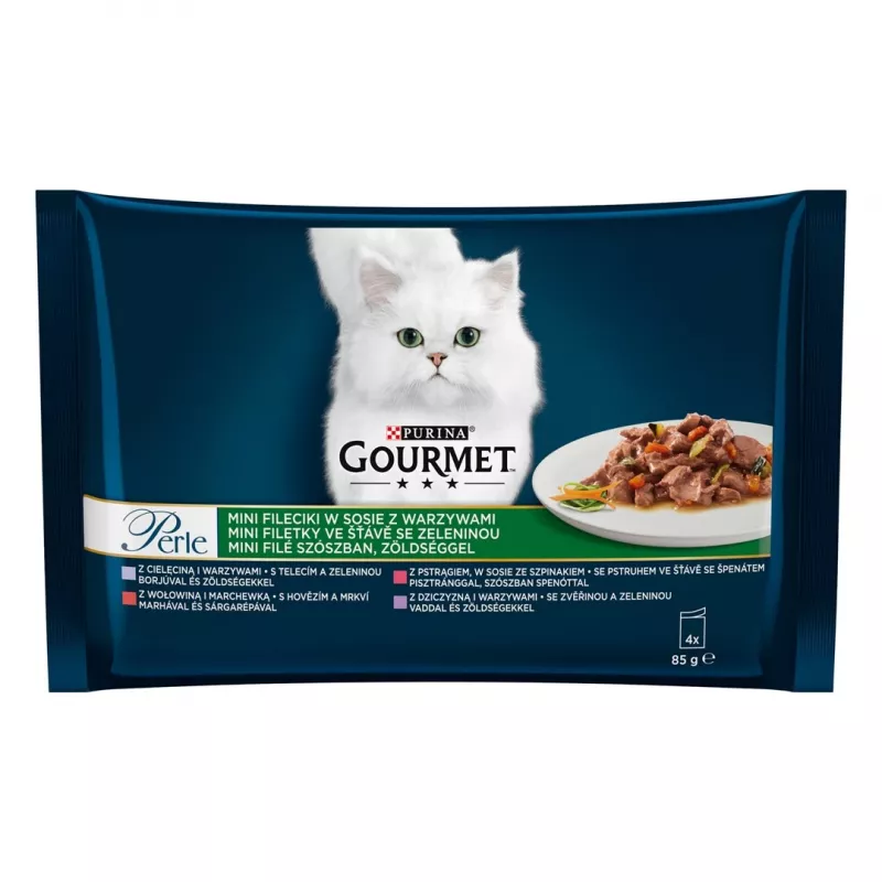 Purina GRMT PERLE GIGMV Rind Alimento húmido para gatos 85 g