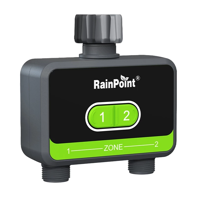 Controlo de rega RainPoint HTV210B 2 zonas com controlo por app (modelo HTV210B)