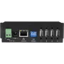 Servidor de dispositivos Exsys Ethernet GLAN 1x para 4x USB2.0 4 portas incluindo fonte de alimentação 15KV - conjunto de cabos/adaptadores - digital/dados