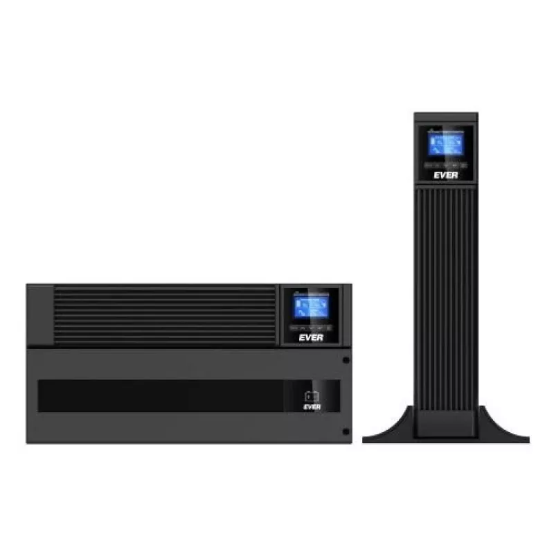 UPS EVER POWERLINE RT Plus 6 kVA T/PWPLRT-116K00/00 — UPS online de dupla conversão rack/torre 6kVA