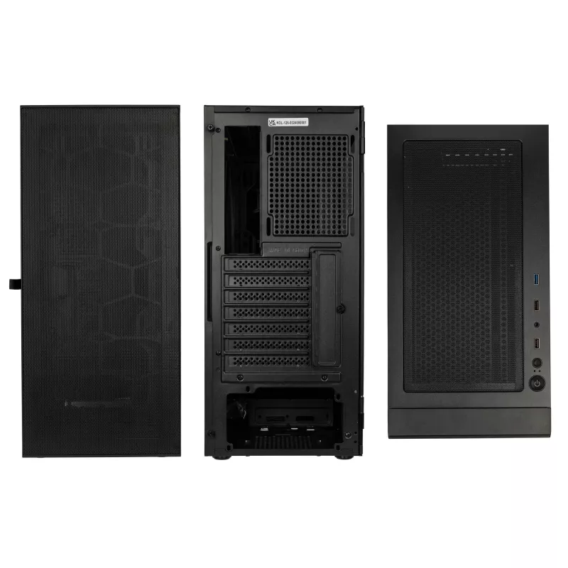 Kolink Observatory HF Mesh Core Midi-Tower - preto