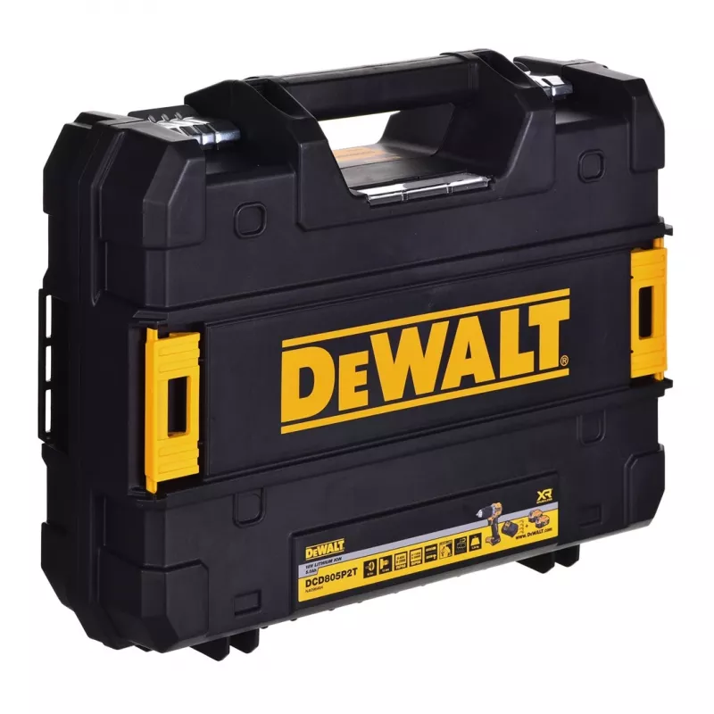 BERBEQUIM-APARAFUSADOR Dewalt DCD805P2T 18V 2X5,0AH BL Tstak