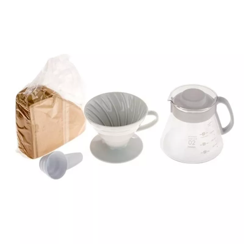 Filtros de café de papel HARIO para máquina de café redonda HARIO, 100 unid., branco