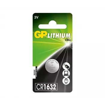 Pilha botão de lítio GP Batteries CR1632 lítio 3V não recarregável (CR1632-U1)