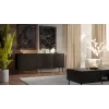 Cómoda cama meble Cama 4D CORTINA — 2000×400×810 mm, preto, aglomerado
