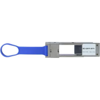 Dell EMC Compatível QSA-Q28-S28 BlueOptics BO-QSFP28-SFP28 conversor de 100 Gigabit de QSFP28 para SFP28, ranhura para transcetor SFP28, compatível com multimodo e monomodo, 0°C/+70°C (QSA-Q28-S