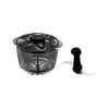 Trituradora elétrica Russell Hobbs 24660-56 — taça de vidro de 1 L, 200 W, vermelha