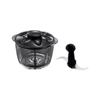 Trituradora elétrica Russell Hobbs 24660-56 — taça de vidro de 1 L, 200 W, vermelha