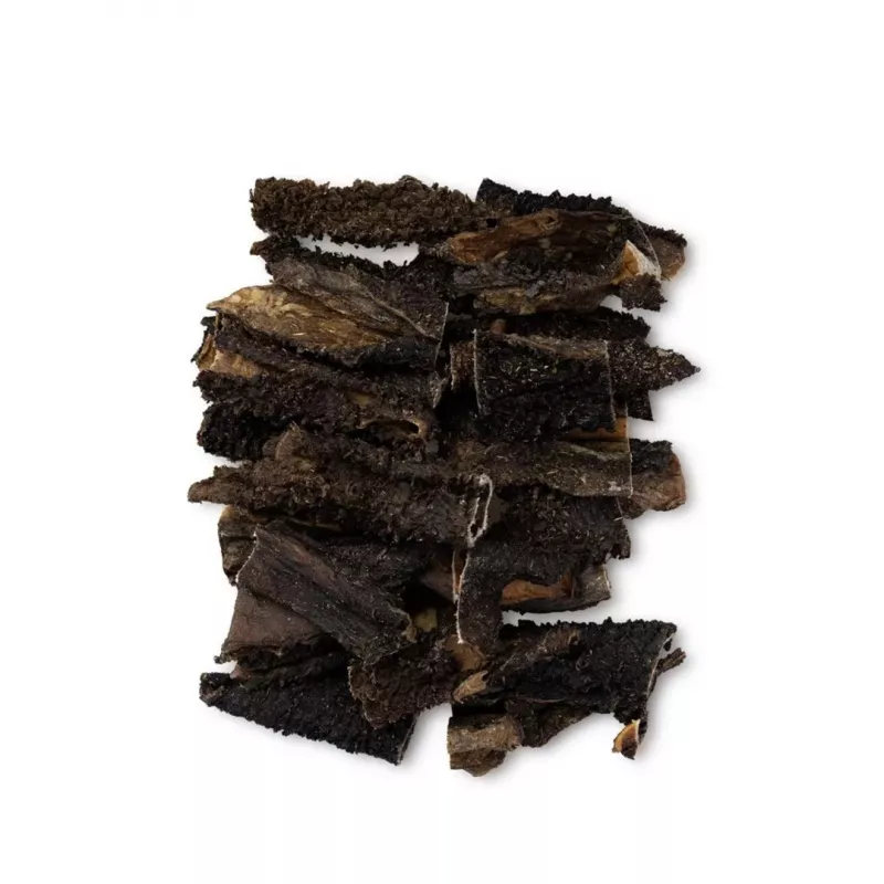 Snack para cães UNISZKI pança de vaca 500 g – snack de higiene dentária monocomponente, sem cereais e sem glúten