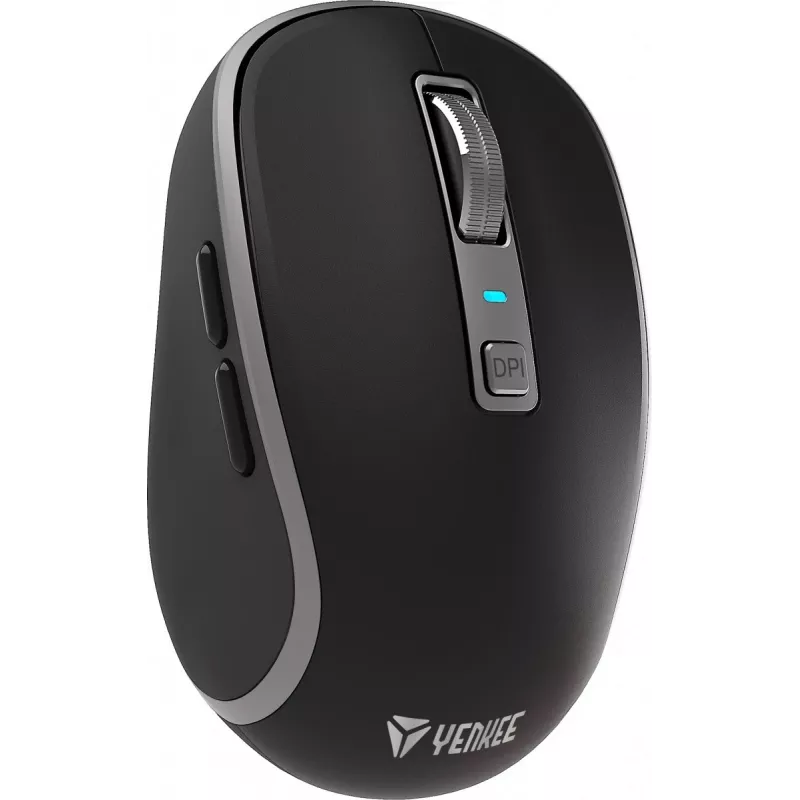 Rato sem fios Dual WiFi+Bluetooth, bateria recarregável, 5 botões