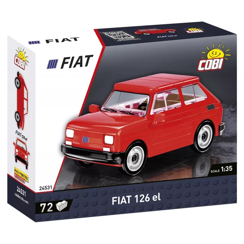 Blocos de construção Cobi Youngtimer Collection Fiat 126p el 24531 — 150 peças