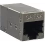 Conector fêmea mini em linha ROLINE Cat.6A STP prateado (21.17.3116)