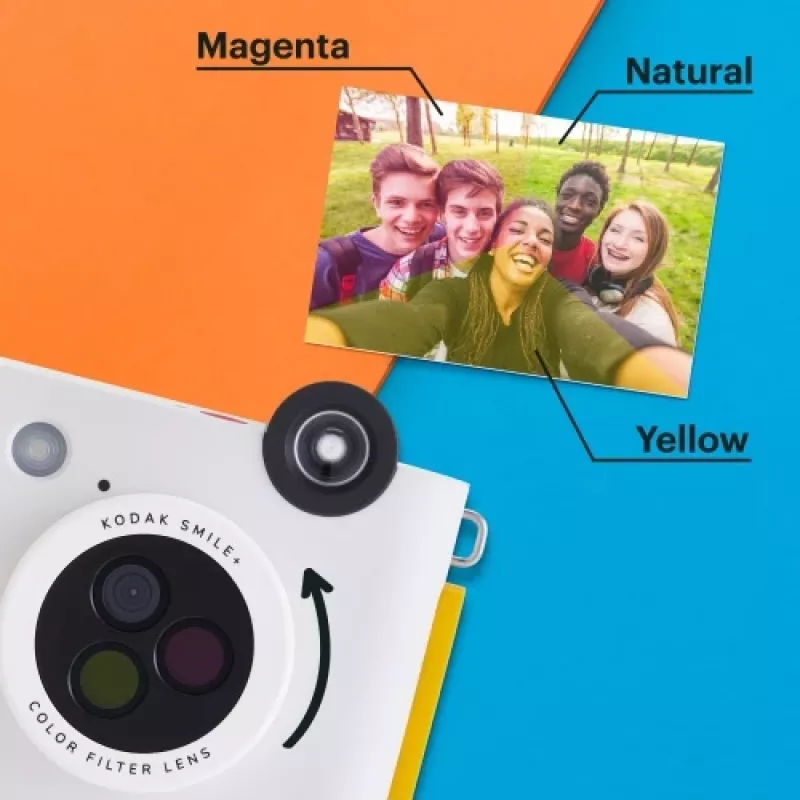 Kodak SMILE+ câmara instantânea, 2x3 polegadas, branco