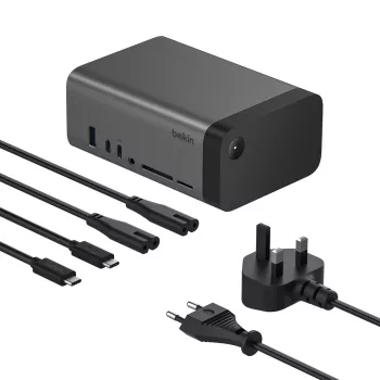 Hub Belkin Connect USB Type-C 10000 Mbit/s cinzento