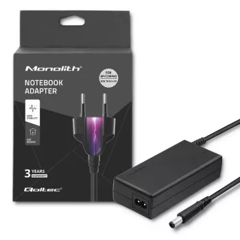 Fonte de alimentação para portátil Qoltec HP Compaq 90W 18,5V 4,9A 7,4x5,0 + Pin 50084.90W