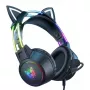 Headset Onikuma X15 PRO headset gaming gato preto