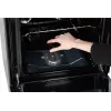 Fogão a gás MPM MPM-56-KGF-21/B — 4 bicos aço inoxidável, forno 54 l, controlo por botões