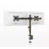 Suporte de secretária para dois monitores MONTIS Dual Monitor Mount Everest MT015, 13–27 polegadas, 2 braços, máx. 16 kg, VESA 75x75–100x100, preto