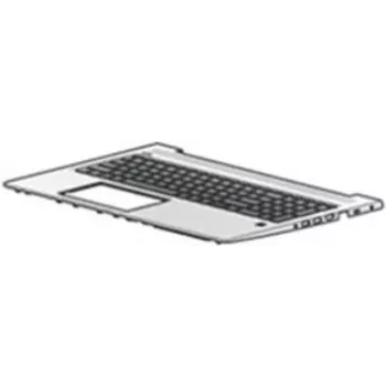 HP L45090-FL1 peça de substituição para portátil parte inferior da caixa + teclado