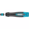 Chave de fendas dinamométrica 6004CT-12 (preto/azul, 0,2 - 1,2 Nm, porta-pontas de 1/4, cabo redondo)