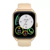 Smartwatch Zeblaze GTS 4 — 4,93 cm (1,94 polegadas) AMOLED 466×466 px, ecrã tátil, Wi-Fi, caixa metálica, bracelete de silicone bege