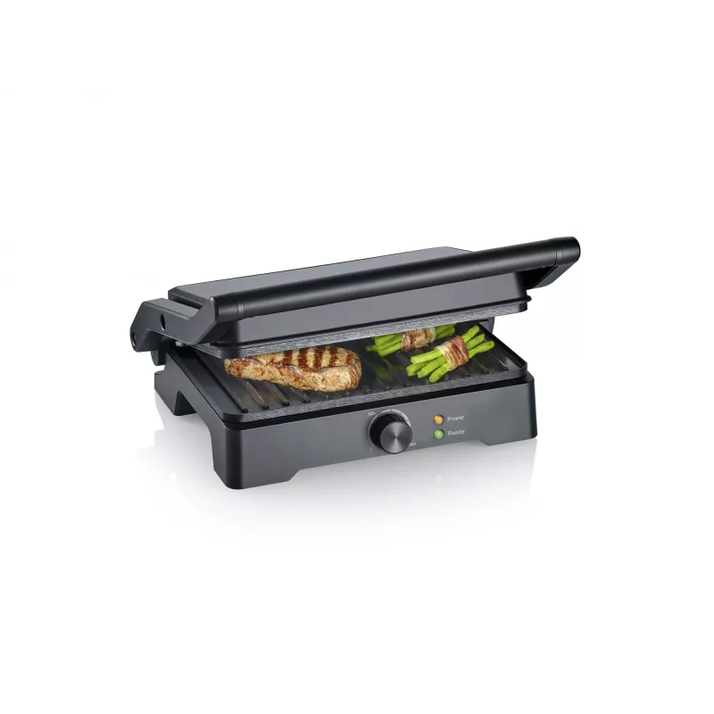 Grelhador múltiplo elétrico SEVERIN KG 2391 XL com superfície de grelhar antiaderente