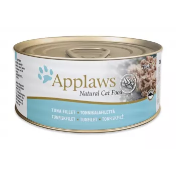 Filete de atum em caldo APPLAWS - comida húmida para gatos - 70g