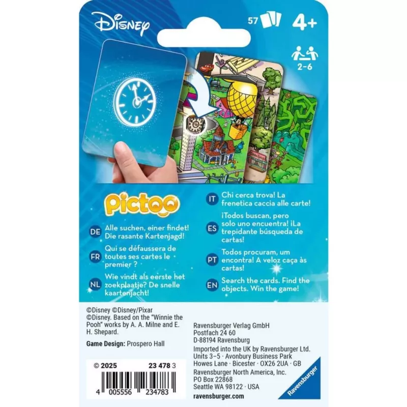 Pictoo Disney, jogo de cartas